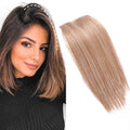 AliLeader Synthetic Hair Root Pads Invisible Pad High Straight Hair Clip in Hair Extension for Women Wig Fluffy Fake Hairpiece
