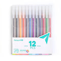 Needle Tube Head 12 Color Set a Box of Gel Pen Retro Multicolor Simple Creative Color Pen