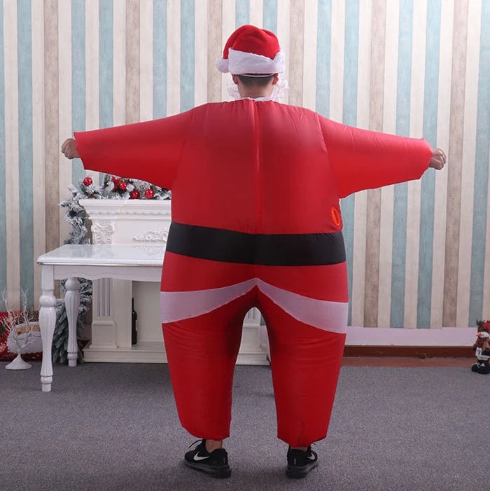 Factory Price Air Blow up Suit with Hat and Bag Cosplay Inflatable Costumes Adult Size for Christmas Festival