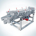 Industrial powder screening rectangular vibration sieve linear vibrating sifter equipment