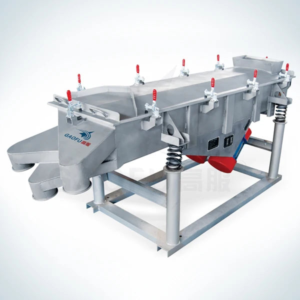 Industrial powder screening rectangular vibration sieve linear vibrating sifter equipment