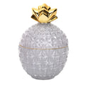 Exquisite Europe Style Transparent Luxury Home Decoration Phnom Penh Textured Crystal Glass Storage Jar Candle Making DIY ZHUODI