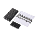 Customized Empty Foldable Watercolor Tray Tin Palette Paint Case Large Watercolor Palette Metal Box Tin With 12/24/48 Half Pans