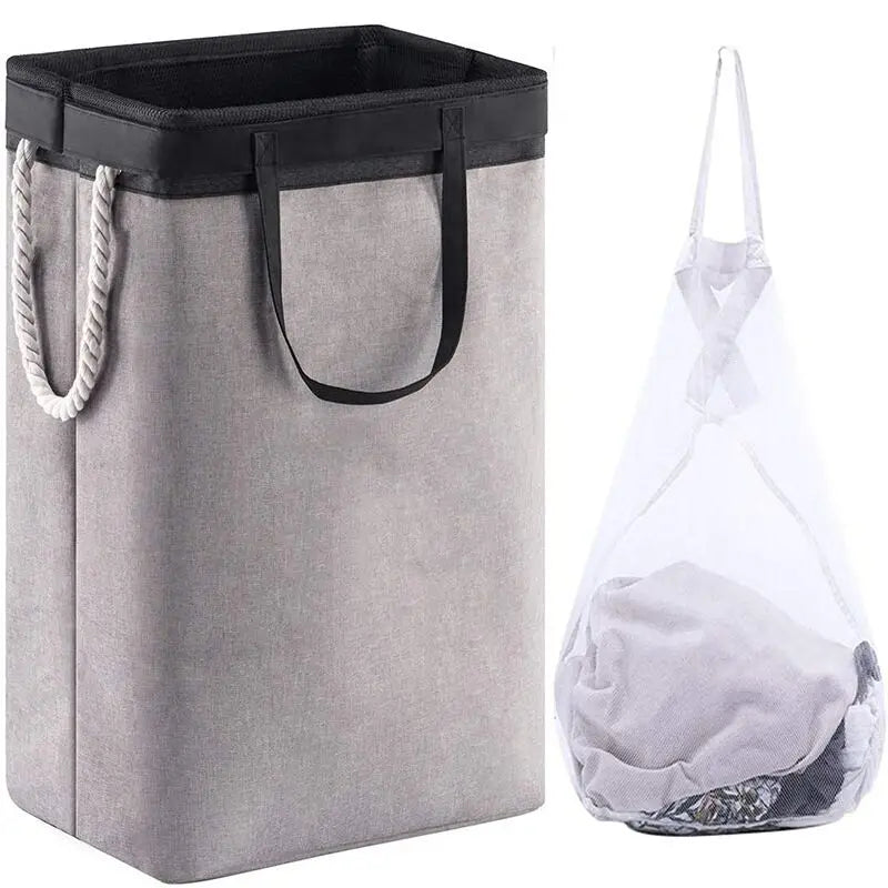 Folding Laundry Storage Bins Fabric Storage Basket Laundry Bags Baskets