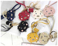 Hot Sale Custom Leather Design Keyring Strap Bag Charms Ornament Bag Charm Luxury Car Keychain