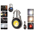 Multifunctional Working Light Portable Pocket Light Keychain Usb Flashlight Mini Rechargeable LED Keychain