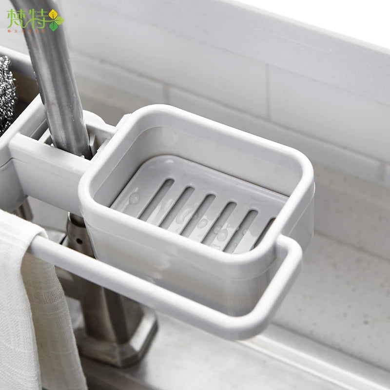 Magnetic Towel Holder Dish Cloth Rag Shelf Kitchen Wall Hanging Soap Drain Dish square Soap Holder Tray Soap Holder