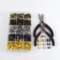 For Deepeel DY009 Eco-Friendly Metal Zipper Stopper 3# 5# 8# Open-End Zippers with Smooth Bottom Garment Sewing Accessories
