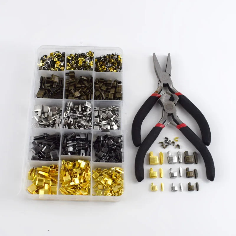 For Deepeel DY009 Eco-Friendly Metal Zipper Stopper 3# 5# 8# Open-End Zippers with Smooth Bottom Garment Sewing Accessories
