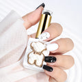ZRKGEL 15ml White and Black Nails Factory Custom logo Colors Gel Soak Off Long Lasting High Pigment Newest Black UV Gel Polish