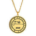 The Clavicle of Solomon Translated From Hebrew Into the Latin Language by Rabbi Abognazar Stainless Steel Charm Pendant Necklace