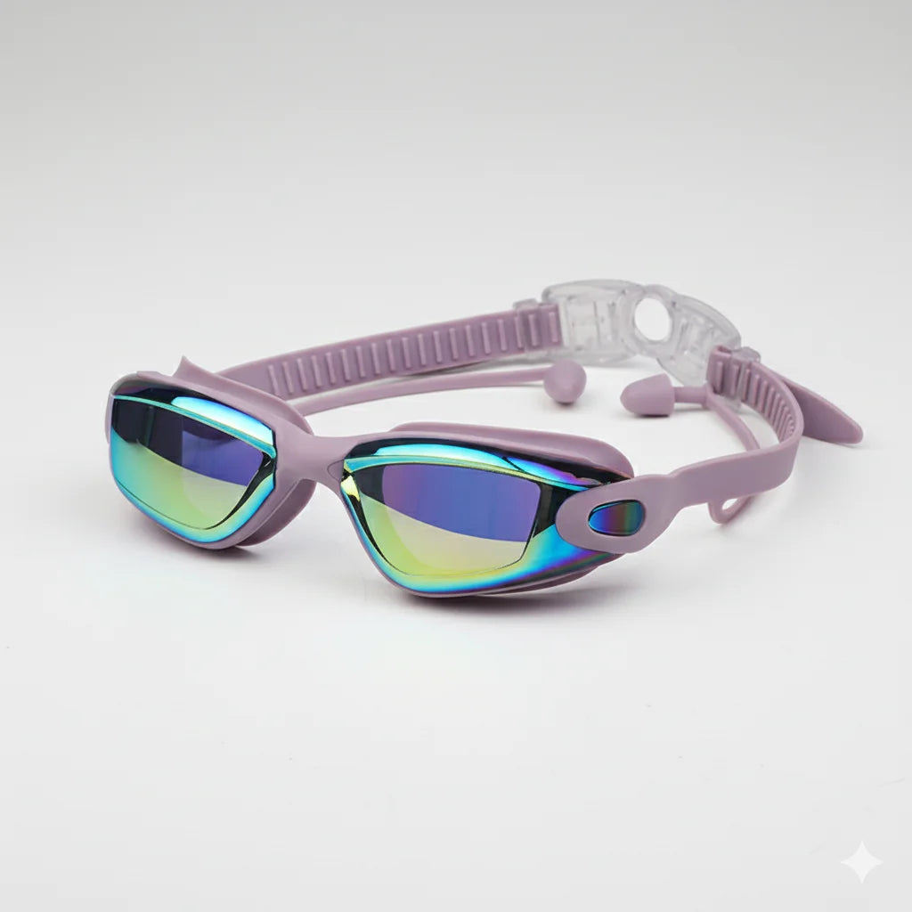 Advanced Competition Rainbow Gross Swim Goggles for Adults Factory Bestseller Leak-Proof Waterproof Swimming Goggles