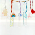 Personalized Custom Print Cute Anime Acrylic Keychain Promotional Small clear Acrylic Phone Charms with Ball Chain