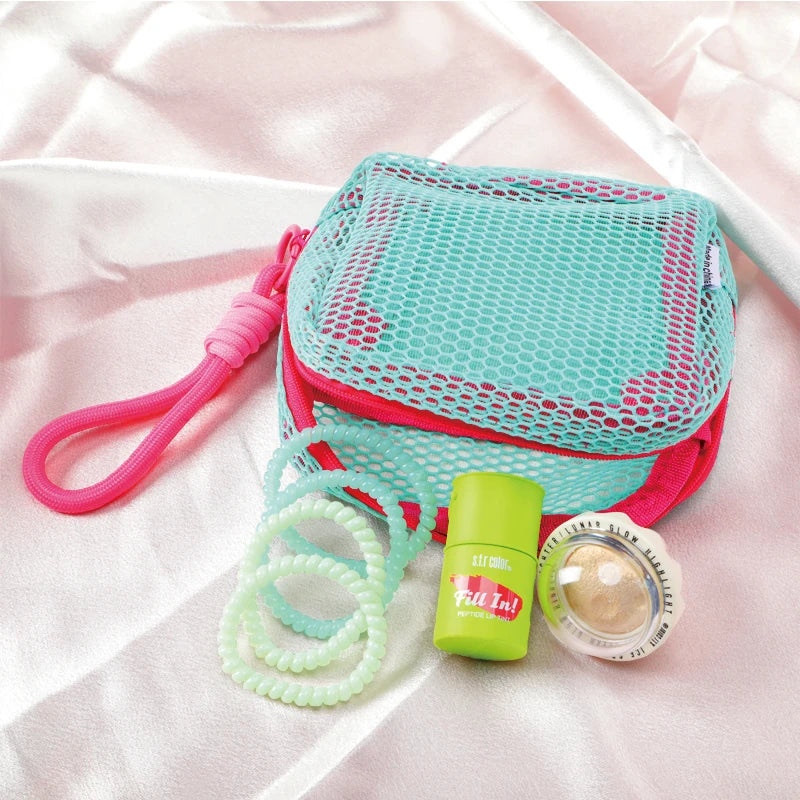New Portable Cartoon Hair Tie Lipstick Highlight Cosmetic Bag Kit Unique Gift Set for Personal Care Makeup Bag Wholesale