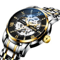 2022  GT Relogio Factory Custom Watch Skeleton Stainless Steel Mechanical Automatic Watches for Mens Watches Luxury