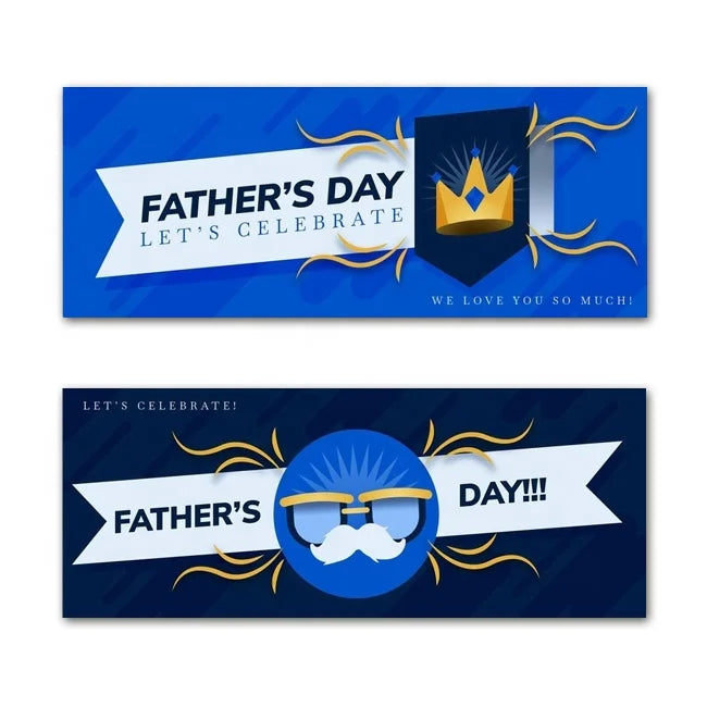 Promotional Product  Color Banner Oxford Cloth Digital Printing Thickened Durable Father's Day Advertising Banner