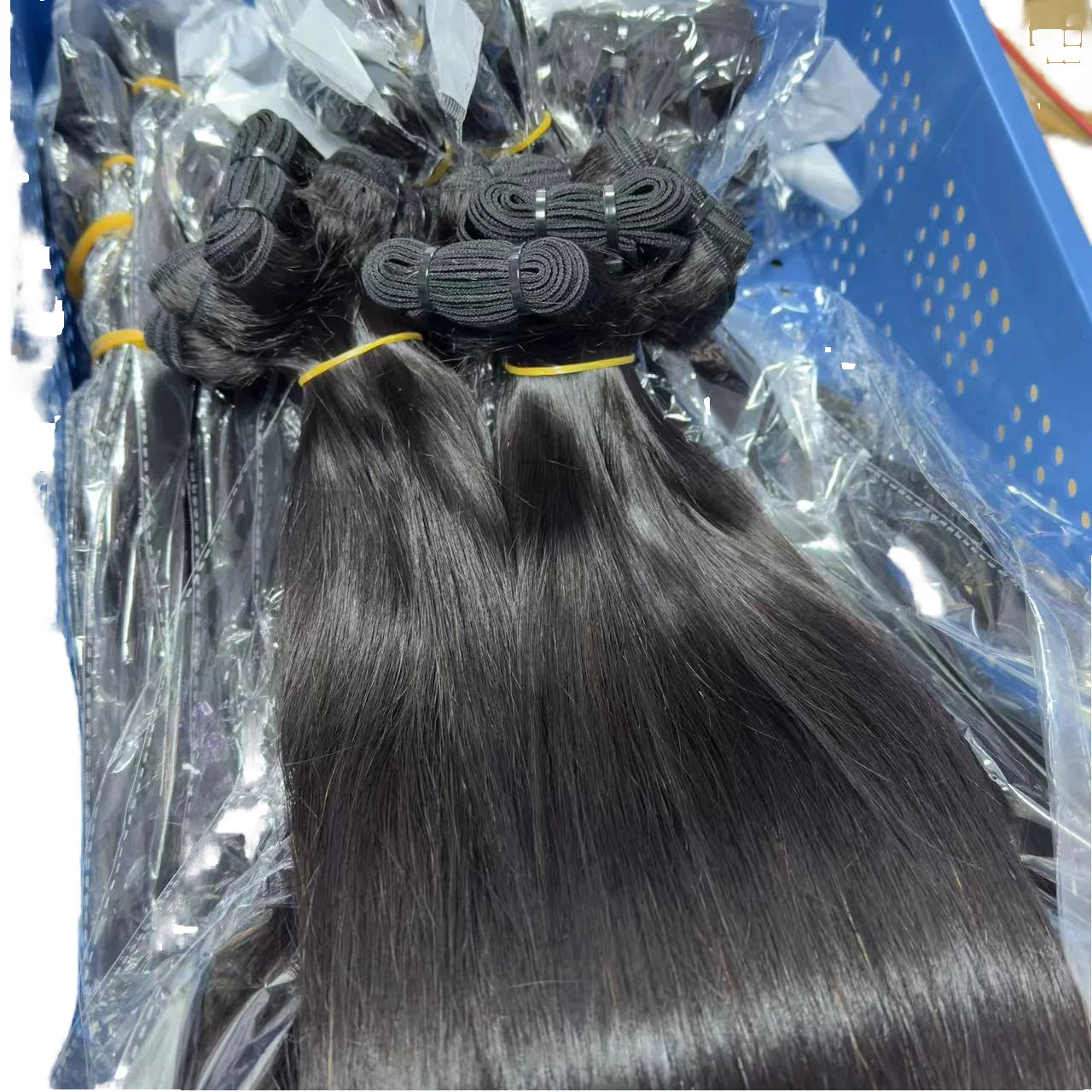 Fast Ship 10A Remy Hair Bundles 28 Inch Natural Color Brazilian Vietnamese Indian Machine Double Weft Extensions