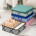 Print Collapsible Storage Bins for Bars Clothes Storage Box Non-woven Fabric Wardrobe Organizer Foldable Storage Box with Cover