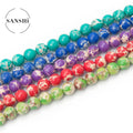 Multicolor Gemstone Beads Imperial Beads Diy Bracelet Necklace Cheapest Natural Stone Beads for Jewelry Making Gemstone