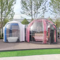 Full House Glamping Polycarbonate Igloo Geodesic Bubble Outdoor Geodesic Glamping Igloo for Sale Tent Dome Camping