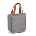 Portable Oxford Cloth Aluminum Foil Thickened Insulated Cooler Bags Fashion Tote Gray Lunch Bag Wholesale