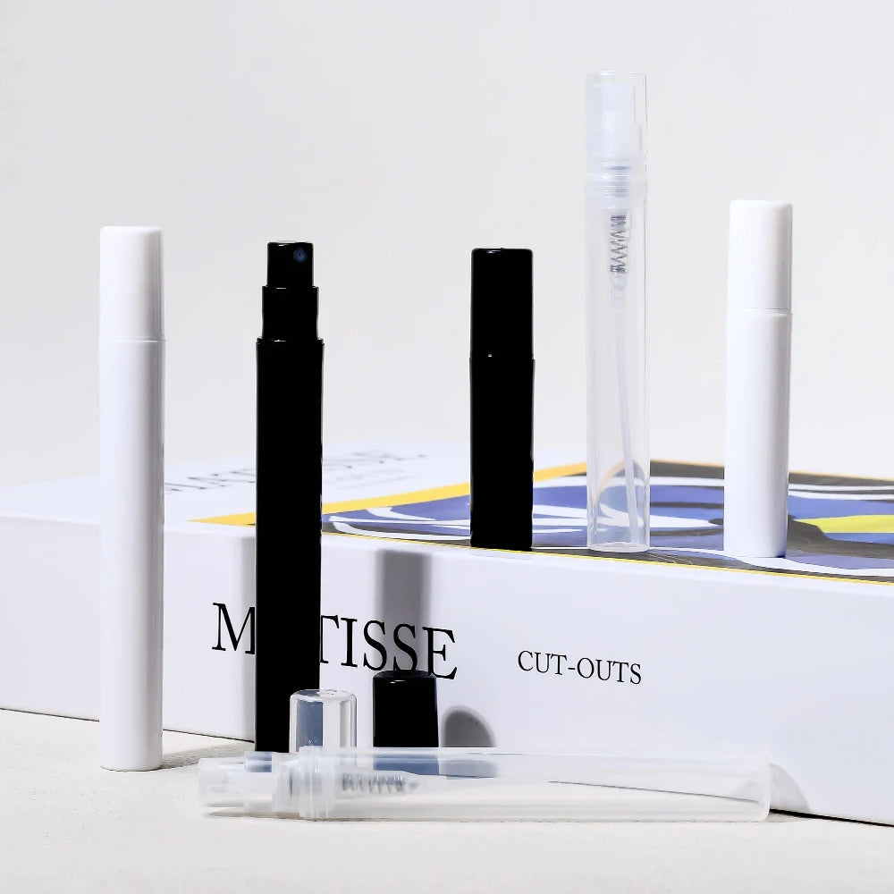 Mini Portable Perfume Spray Bottle 2ml 3ml 5ml Empty Refillable PP Plastic Pump Seal Free Samples Logo Printing Capacity 4ml