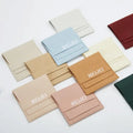 Custom Design logo Soft Micro Fiber Jewelry Packaging Pouch and Box Suede Microfiber Envelope Jewelry Pouch