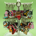 Wholesale Custom Cartoon PVC Carabiner Keychains-Eco-Friendly Durable Promotional Gifts for Bags & Keys