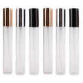 BYPE by PERFUME 15ml Clear Glass Sample Atomizer Spray Tube Empty Mini Cosmetic Screw Neck Refillable Perfume Bottles With Pumps
