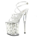 New Pole Dance Stiletto Heel 20 cm Platform Club Strip Dance Banquet Shoes Fashion 8-inch High-heeled Women's Sandals