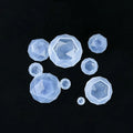 3D Diamond Gem Silicone Mold Jewelry Casting Mold for Jewelry Polymer Clay Crafting