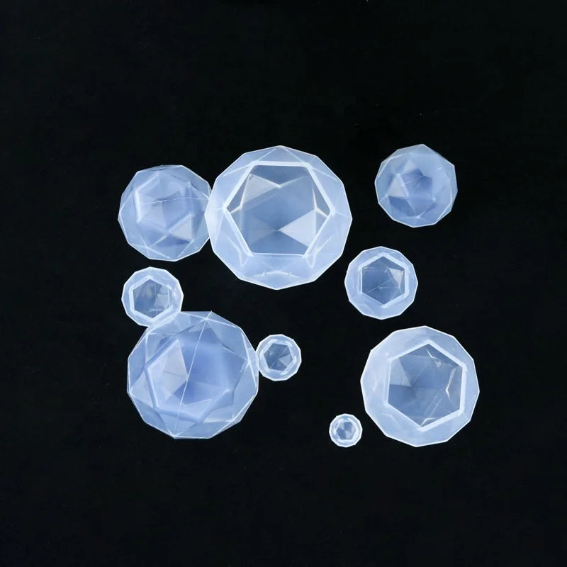 3D Diamond Gem Silicone Mold Jewelry Casting Mold for Jewelry Polymer Clay Crafting