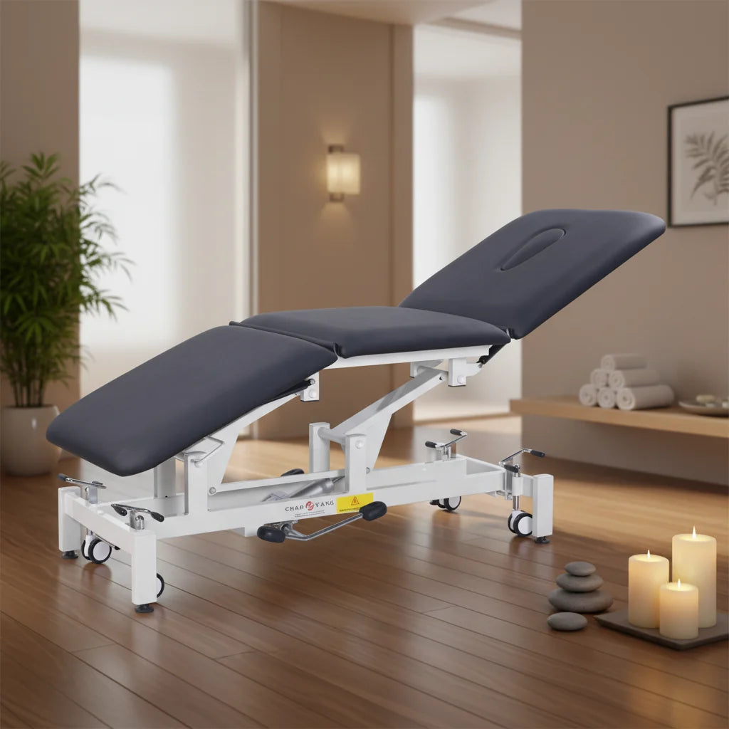 Professional Spa Salon Hotel Gym School Durable Metal Facial Bed Hydraulic Cosmetic Massage Table