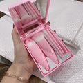 Wholesale Pink  Makeup Brushes Travel Set Cosmetic Brush Make Your Brand  Brush for Women Makeup