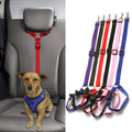 Adjustable Pet Car Seat Belt Nylon Lead Dog Leash Backseat Safety Belt OEM Custom Designer Dog Harness Collar Pet Accessories