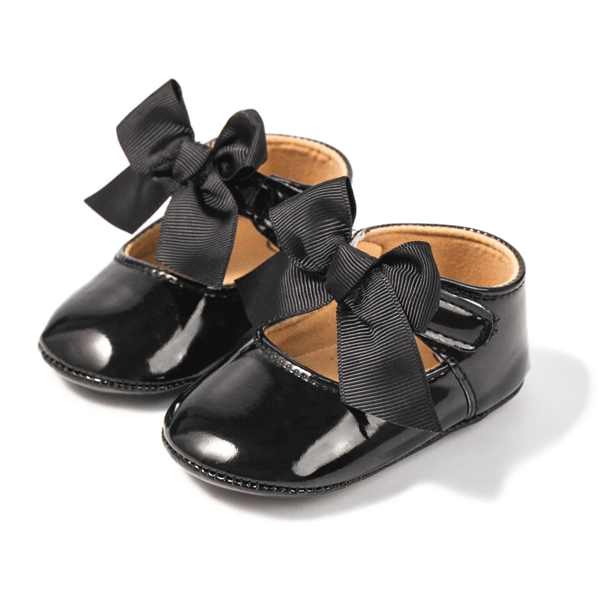 New Design Outdoor Spring&Autumn Bowknot Baby Princess Shoes Anti-slip Rubber Soft Sole Baby Dress Shoes