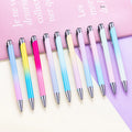 Gradient Design Aluminum Barrel Fountain Pen 1.0mm Ballpoint Pen with Logo Metal Sports Body for Hotel Exhibition Gifts
