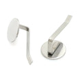 Stainless Steel Circle Cufflink Versatile Adhesive Clothing Accessories DIY Jewelry Findings & Components for Clothing Luggage