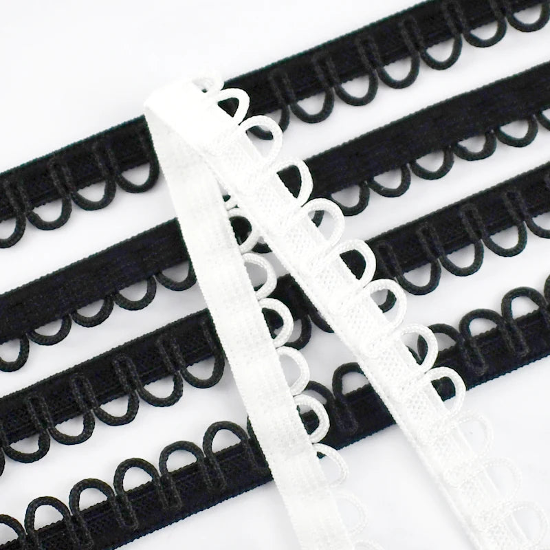 Deepeel BK095 1.5cm Clothing Accessories Knitted Elastic Lace Webbing Lace