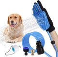 Pet Grooming Bath Brush Glove Hair Removal Cleaning Tool Silicone Dog Cat Bathing Massage Glove Dog Shower Sprayer