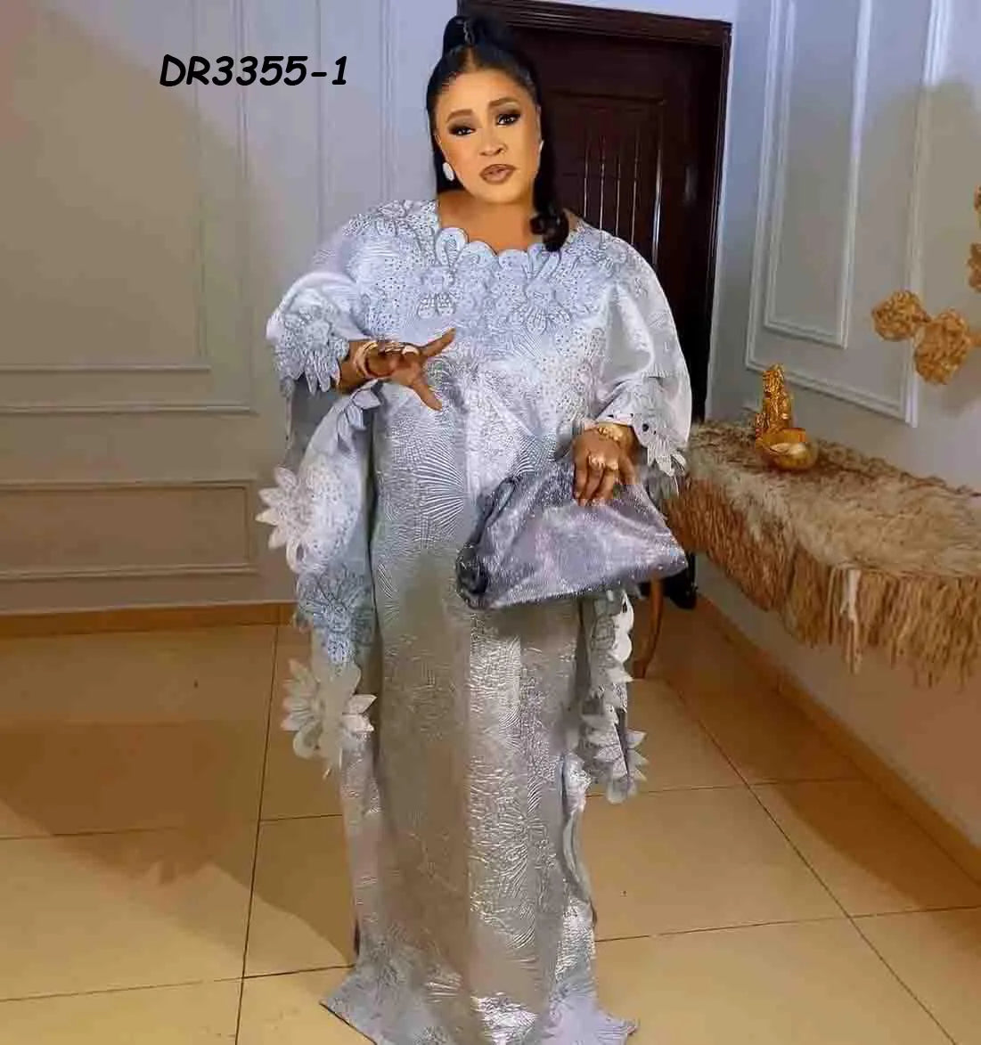 Wholesale Women's Arab Kaftan Eco-Friendly Lace Long Sleeve Floor-Length Solid Islamic Clothing Abaya Muslim Dresses