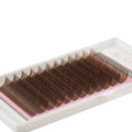 Wholesale Korean Classic 0.15 Eyelash Extensions Brown Cc Curl