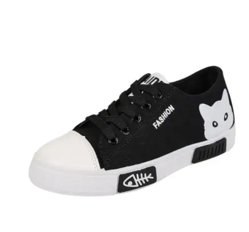 Fashion Shoes Women Casual Shoes Custom New Flat Canvas Shoes