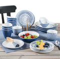 Customization Eco-Friendly Bamboo Fiber Luxury Dinnerware Set Dishes Plates and Bowls