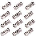Wholesale 11mm Brass Screw Clasps in Silver Stainless Steel Gold Plating for Making Pearl Necklace Jewelry From Copper Material