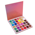 Best Dark Skin Tone 36 Colors Mineral Long Lasting High Pigment Eco-Friendly Makeup Eyeshadow Palette for Women Powder Form