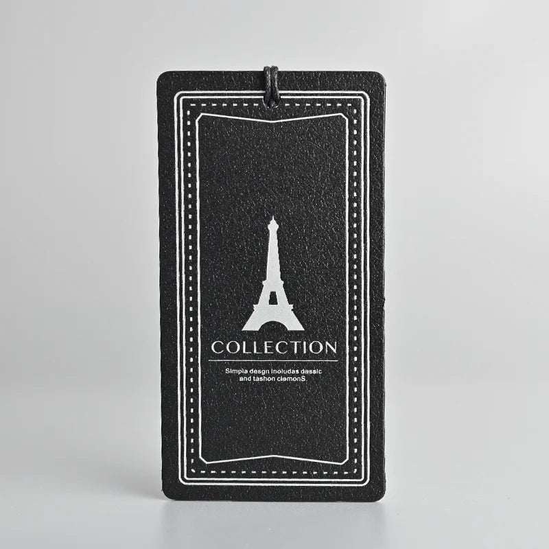 Custom High Quality Hanging Tablet Embossed Custom Brand Hang Tags Clothing Tag