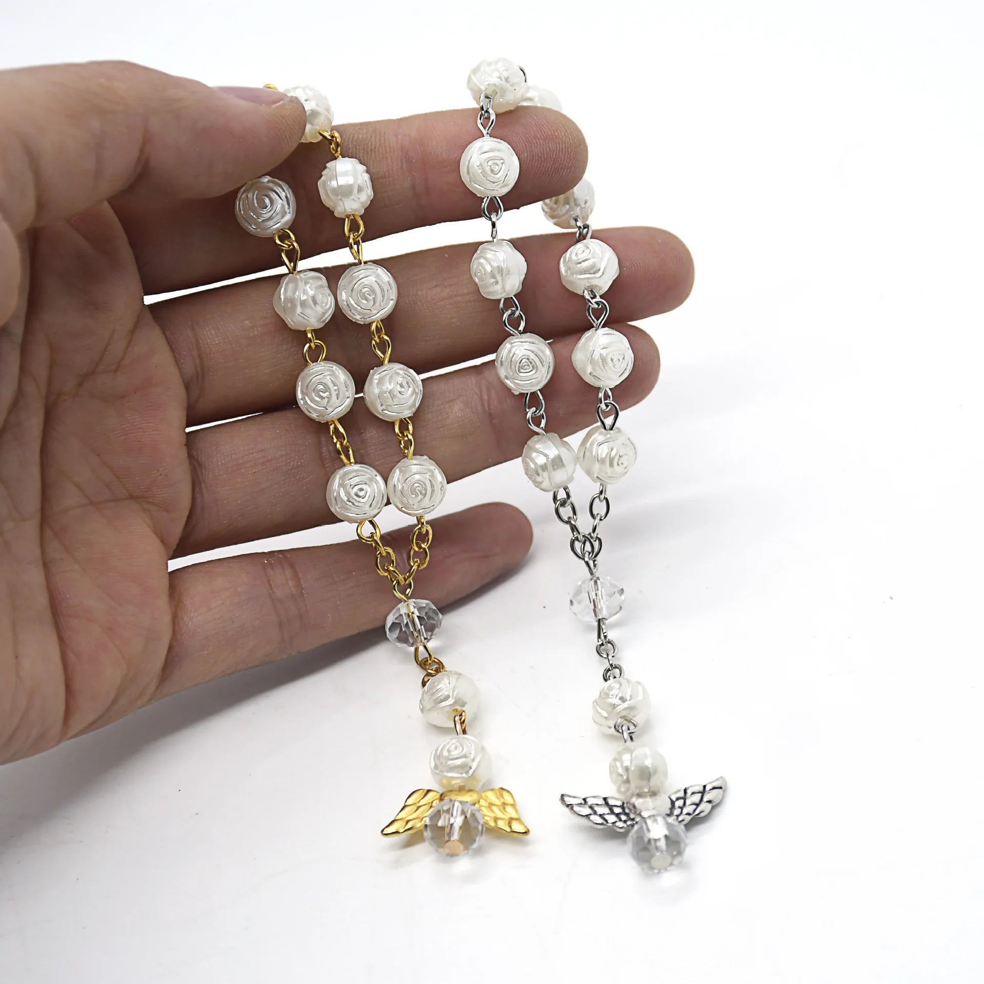 2025 Crystal wholesale rosaries religious catholic beads rosary bracelet