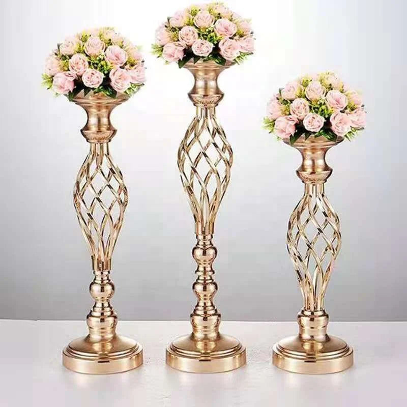 2026 Hot Sale Decoration Gold Centerpieces for Wedding Table