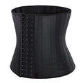 Height 11.61" Women Underbust Latex Sport Girdle 25 Steel Bones Slimming Corset Workout Body Shaper Waist Trainer With Hooks